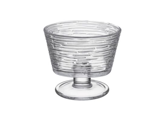 Pucharek Harmony 290 ml paski transparentny