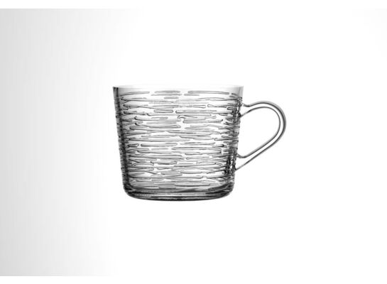 Kubek Harmony 450 ml paski transparentny