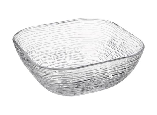 Salaterka Harmony 20 cm paski transparentny