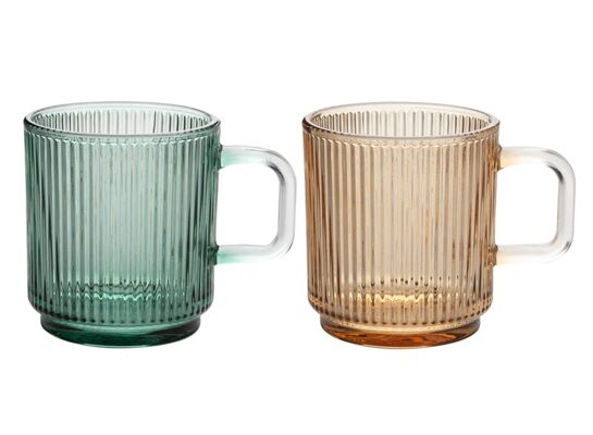 Kubek szklany Colorado 340 ml mix kolorów