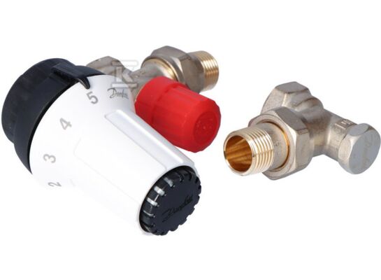 Zestaw termostatyczny kątowy PANDA HAJ403 Danfoss