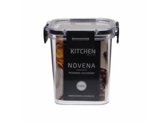 Pojemnik kwadratowy Novena 0,85 l transparentny