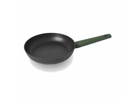 Patelnia Sycylia 24 cm z zielonym uchwytem