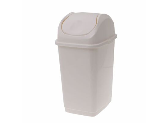Kosz na śmieci Slim 10 l kremowy