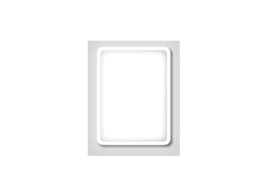 Lustro Balerina 60 x 80 cm neutralna włącznik dotykowy