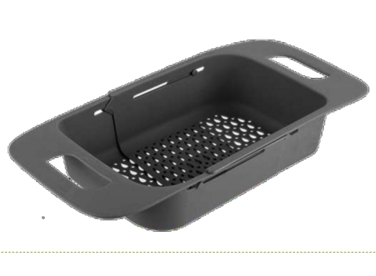 Cedzak na zlew Bonari rozsuwany grafitowy