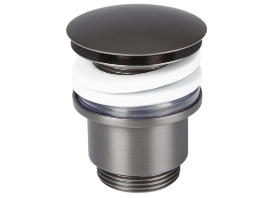 Korek umywalkowy KOG okrągły click grafit