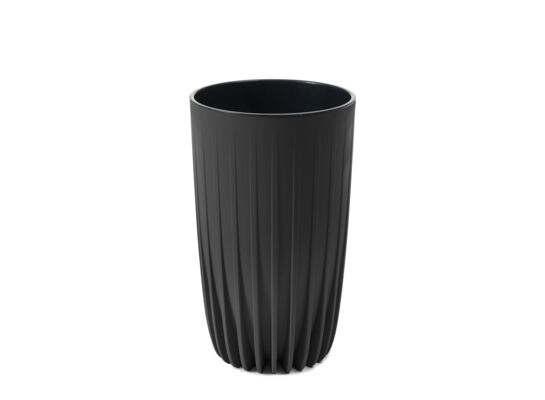 Donica Mira wysoka 25 cm czarny
