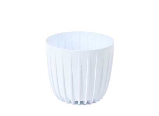 Osłonka niska Mira 13 cm biały