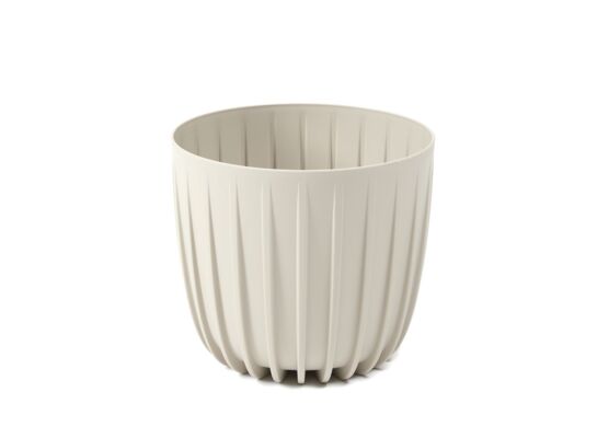 Osłonka niska Mira 13 cm beżowy