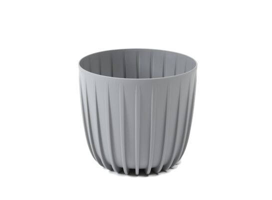 Osłonka niska Mira 20 cm szary