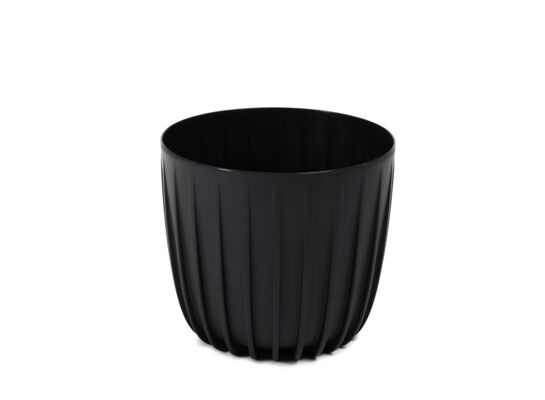 Osłonka niska Mira 24 cm czarny