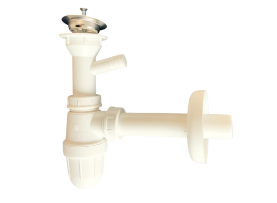 Syfon umywalkowy sitko metal wyjście na pralkę odpływ fi 50