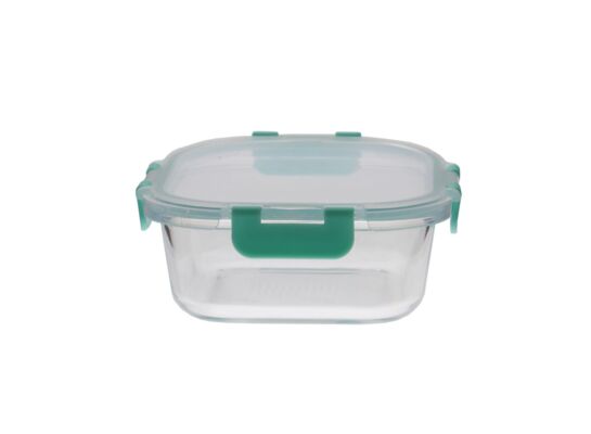 Pojemnik szklany Ava kwadratowy 0,8 l transparentny