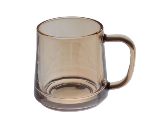 Kubek szklany Diuna 320 ml odcień miodowy
