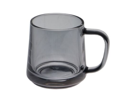 Kubek szklany Diuna 320 ml odcień szary