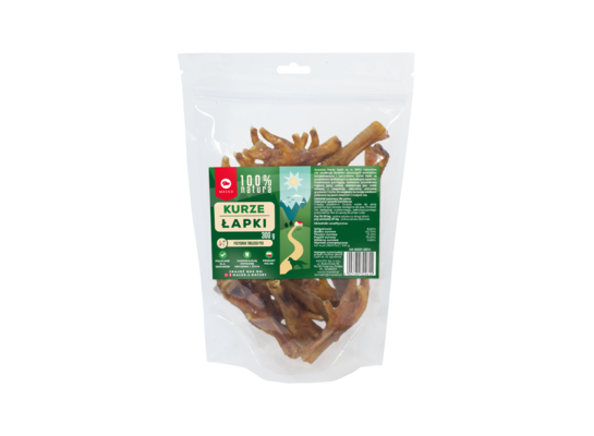 Przysmak dla psów kurze łapki 300 g 100% Natura Maced