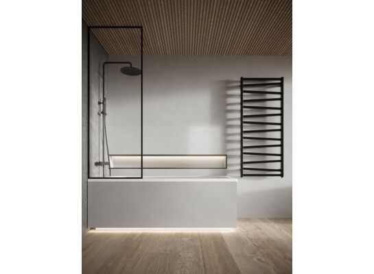 Grzejnik łazienkowy V03 500 x 970 czarny mat ENIX