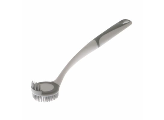 Szczotka silikonowa z uchwytem do mycia naczyć 28 cm Brilliant Pucuś