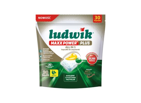 Kapsułki do zmywarek 30 sztuk Ludwik Maxx Power Plus