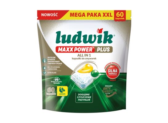 Kapsułki do zmywarek 60 sztuk Ludwik Maxx Power Plus