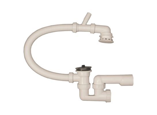 Syfon wannowy nadstropowy z kompletem montażowym