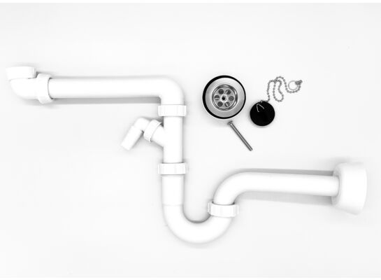 Syfon umywalkowy 32 mm butelkowy oszczędzający miejsce