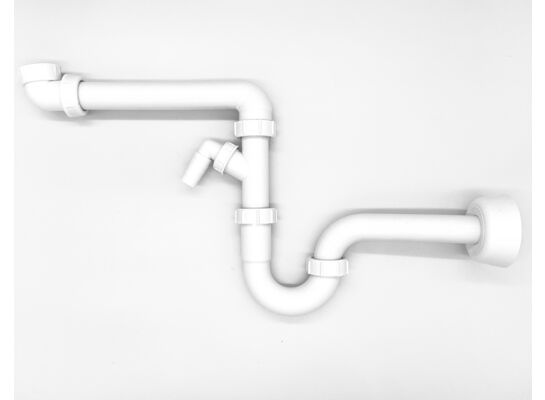 Syfon umywalkowy 32 mm bez spustu butelkowy oszczędzający miejsce