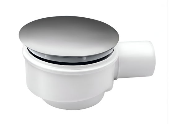 Syfon brodzikowy Speed fi90 czyszczenie z góry nakładka ABS chrom