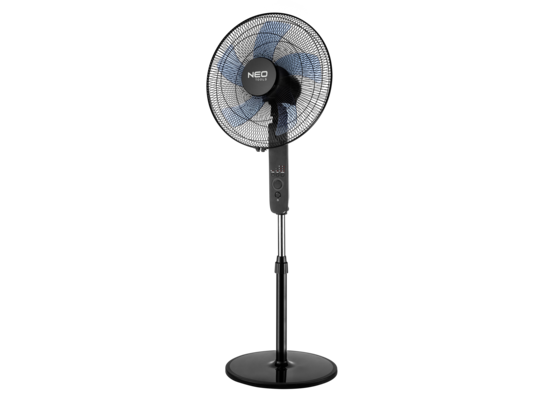 Wentylator podłogowy oscylacyjny 45 W sterowany pilotem NEO