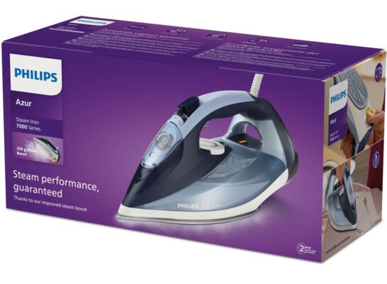 Żelazko parowe Azur seria 7000 DST7020/20 niebieski Philips