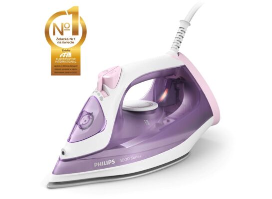 Żelazko parowe DST3010/30 seria 3000 fioletowo-biały Philips