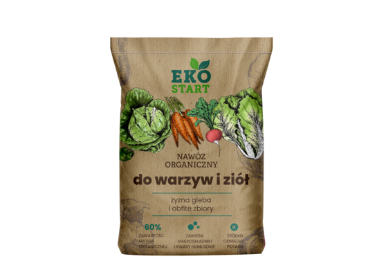 Nawóz do warzyw i ziół worek papierowy 5 kg EkoStart