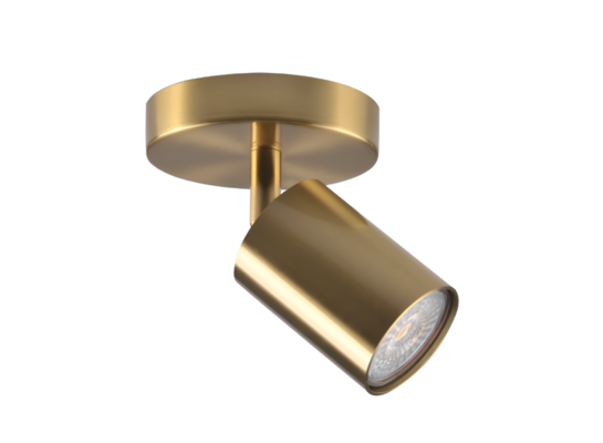 Lampa ścienno-sufitowa Goldi ruchoma 1 x GU10 złoty GOLDLUX