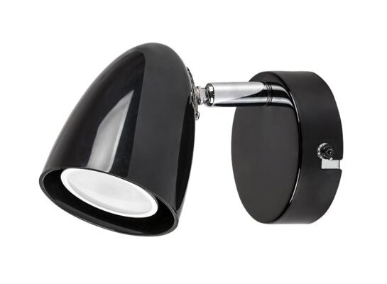 Kinkiet Perico GU10 1 x MAX 5W czarny Rabalux