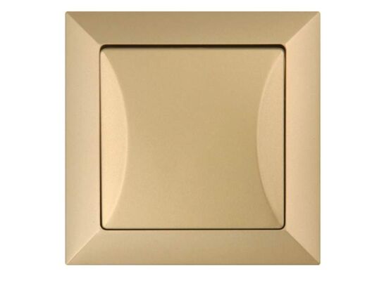 Wyłącznik krzyżowy złoty Pola 3,5 x 8 x 8 cm