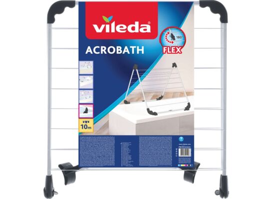 Suszarka na pranie Acrobath 141 x 67 cm biały Vileda