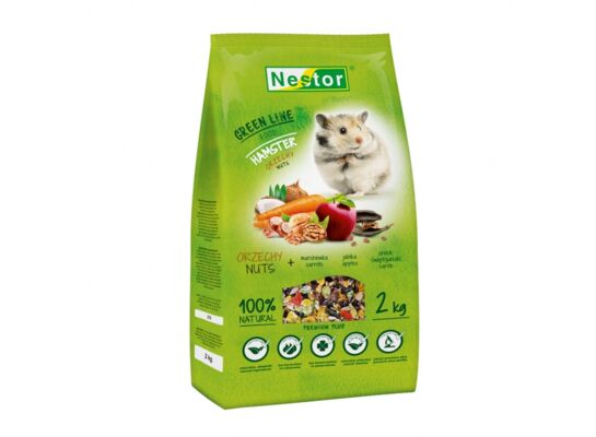 Pokarm dla chomików 2 kg GREEN LINE Nestor