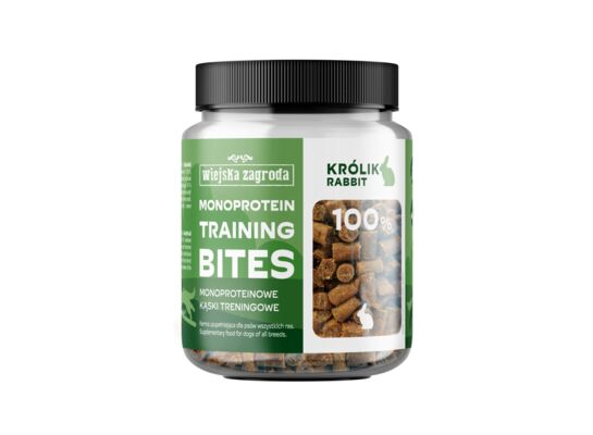 Przysmak treningowy dla psa królik kąski monoproteinowe 150 g Wiejska Zagroda