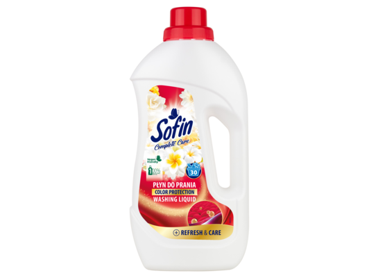 Płyn do prania tkanin kolorowych Complete Care & Color Protection 1,5 l SOFIN