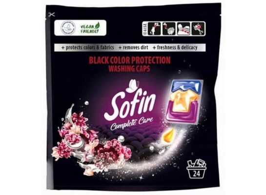 Kapsułki do prania Complete Care & Black Color Protection 24 sztuki SOFIN
