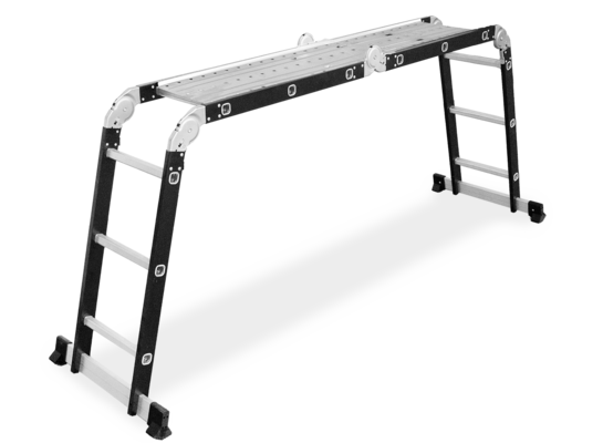 Drabina aluminium-stal 4 x 3 HOME