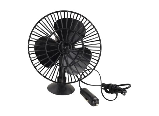Wentylator samochodowy 12 V 6 W czarny SENA