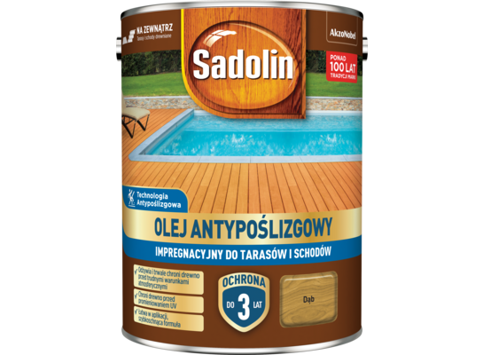 Olej antypoślizgowy Dąb 4,5L