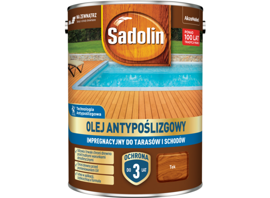 Olej antypoślizgowy Tek 4,5 l Sadolin