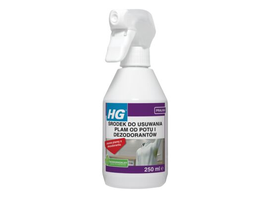 Środek do usuwania plam od potu i dezodorantu 250 ml HG