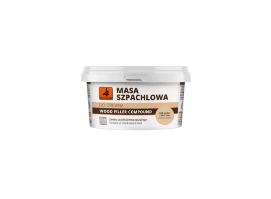 Masa szpachlowa do drewna 250 g dąb jasny DRAGON