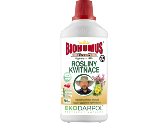 Nawóz BIOHUMUS EXTRA kwiaty kwitnące 500 ml EKODARPOL