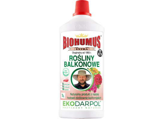 Nawóz BIOHUMUS EXTRA rośliny balkonowe 1 l EKODARPOL