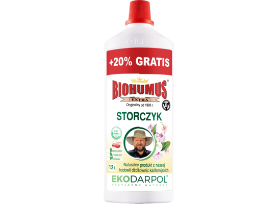 Nawóz BIOHUMUS EXTRA storczyk 1 l + 20% gratis EKODARPOL